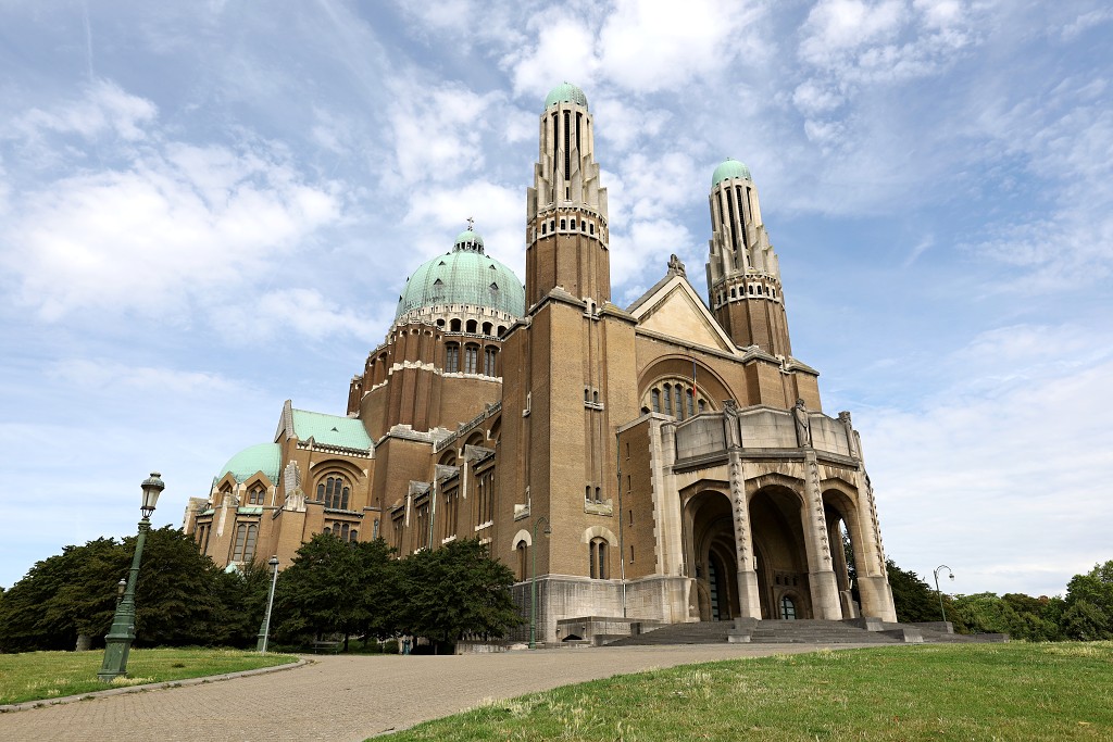 brussel belgie bruxelles Koninklijk Paleis serres van laken Laeken hdr Nationale Basiliek het Heilig Hart Basiliek Koekelberg